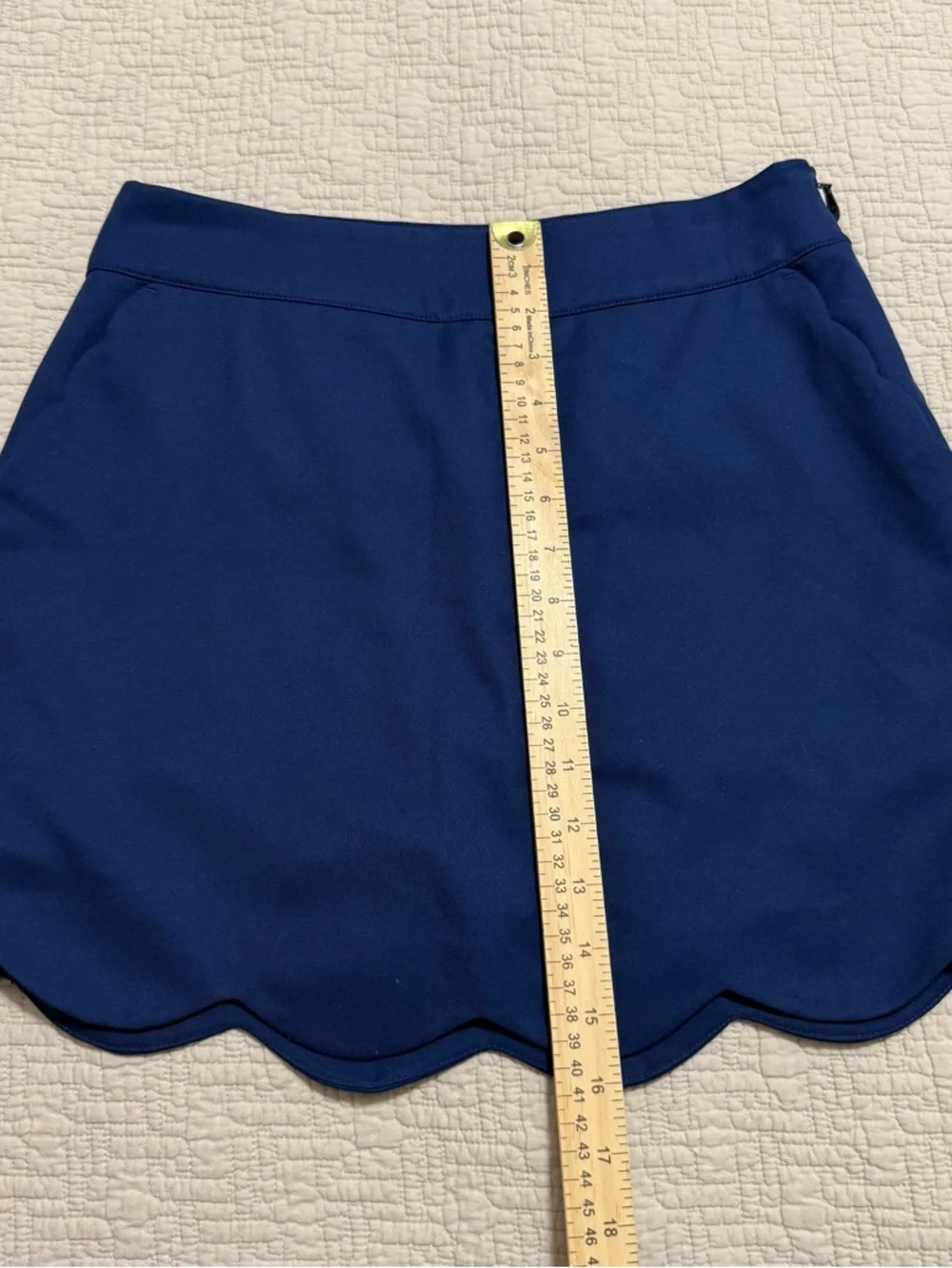 Vineyard Vines Scallop Golf  Skort Size 2 Navy Pickleball Tennis - Picture 7 of 11